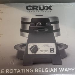 Crux Double Rotating Belgian Waffle Maker