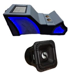 NEW CUSTOM  CENTER PORTED BOX WITH POWERFUL KICKER L7 SOLO X 10” SUBWOOFER