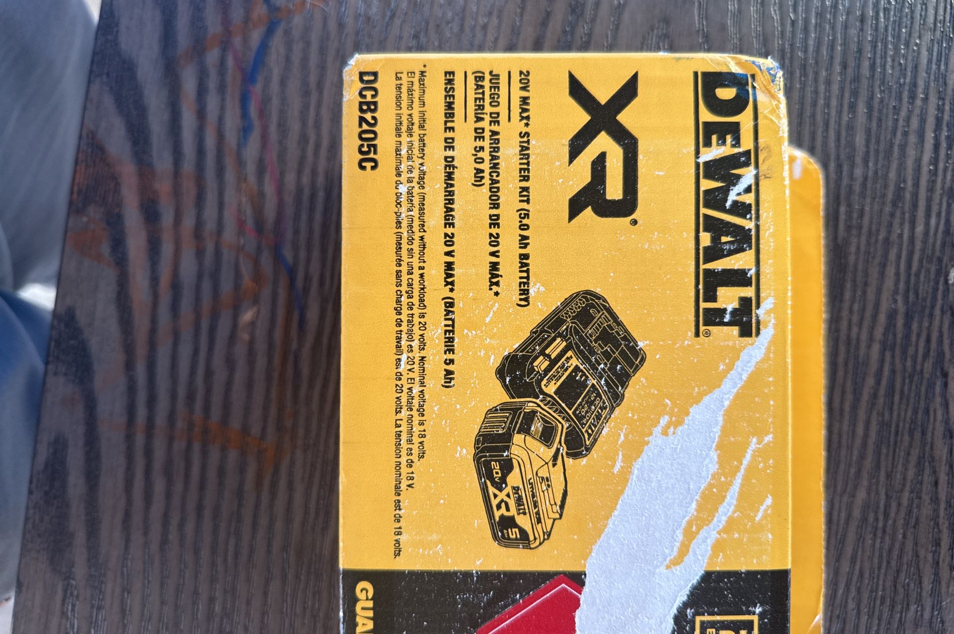 Dewalt XR 5ah Battery And Rapid Charger