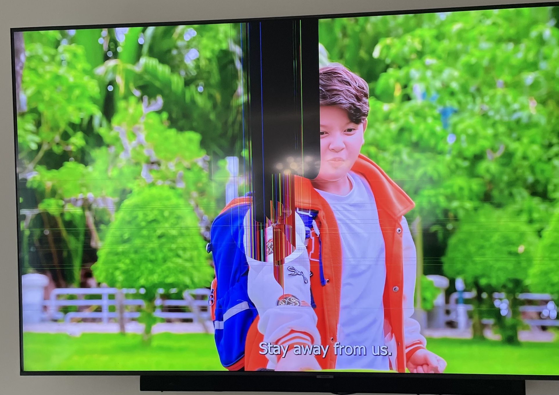 Broken Screen Samsung 4k Uhd S 75” Tv