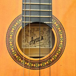 AVILA  GUITAR  w/ CASE, QWIK TUNE, BOOK, PICK