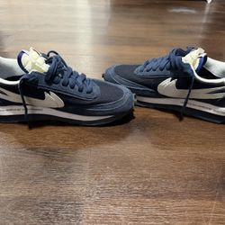 Nike LDWaffle x sacai x Fragment – “Navy” (often called Navy/White Fragment Sacai)