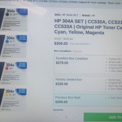 Color INK !!! FOR PRINTER HP 304A 