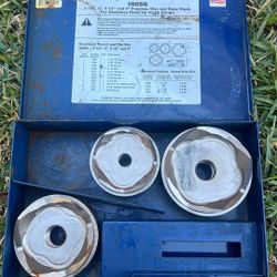 Knock Out Set  3” 3-1/2” 4” 