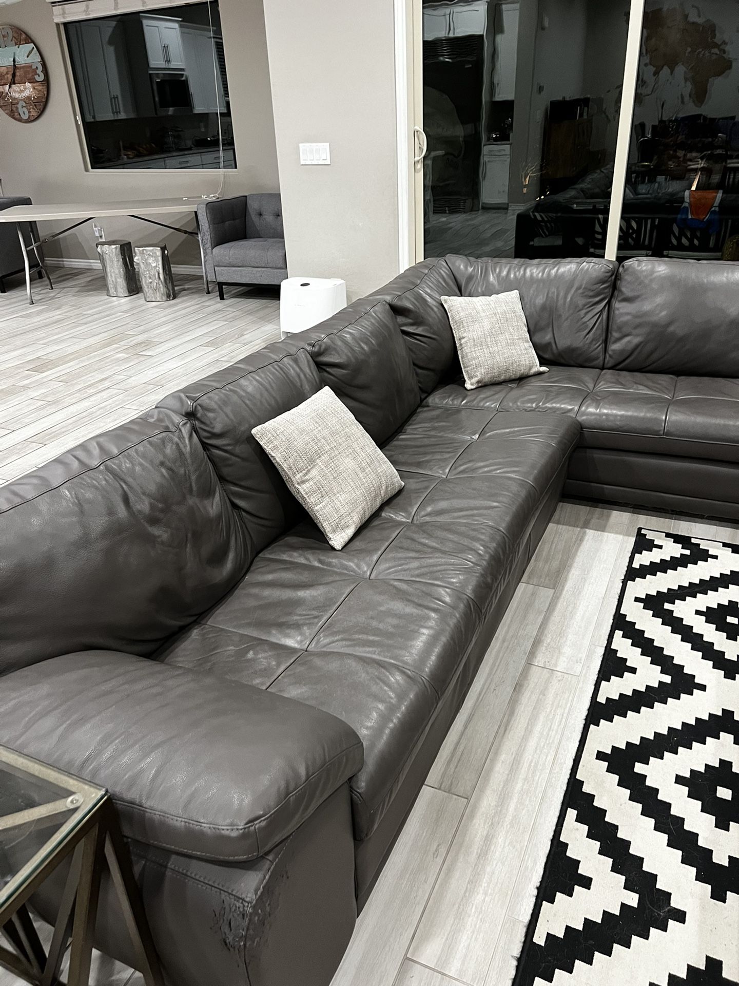 Sectional Leather Couch