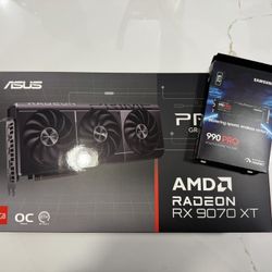 Radeon 9070XT & 990 Pro 2TB