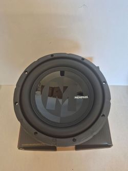 MEMPHIS ( 1 ) 10 INCH 2 OR 4 OHM SELECTABLE VOICE COIL CAR SUBWOOFER 600W