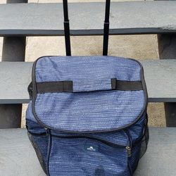 Blue Arctic rolling cooler
