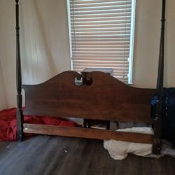 Oak Solid Headboard King Size