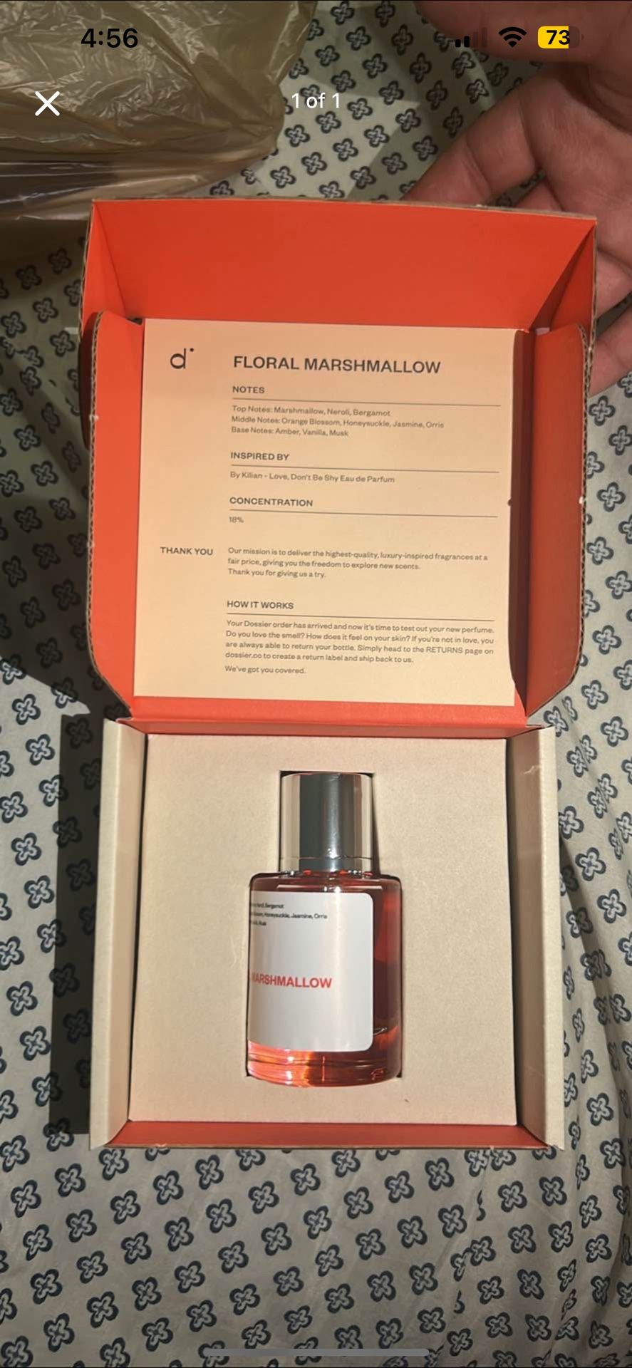 Dossier Perfume Floral Marshmallow 