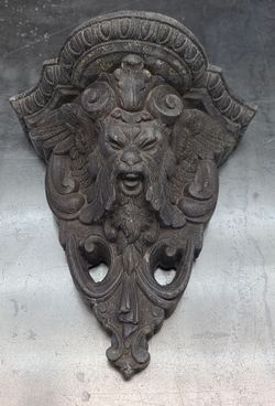 Pan Green Man Concrete Wall Sconce