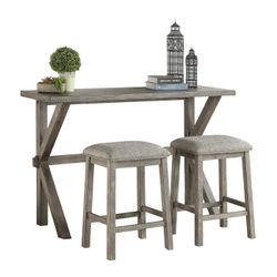 New 3pc dining room table set tax included free delivery