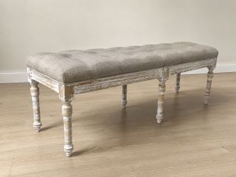 Tufted bench 55”