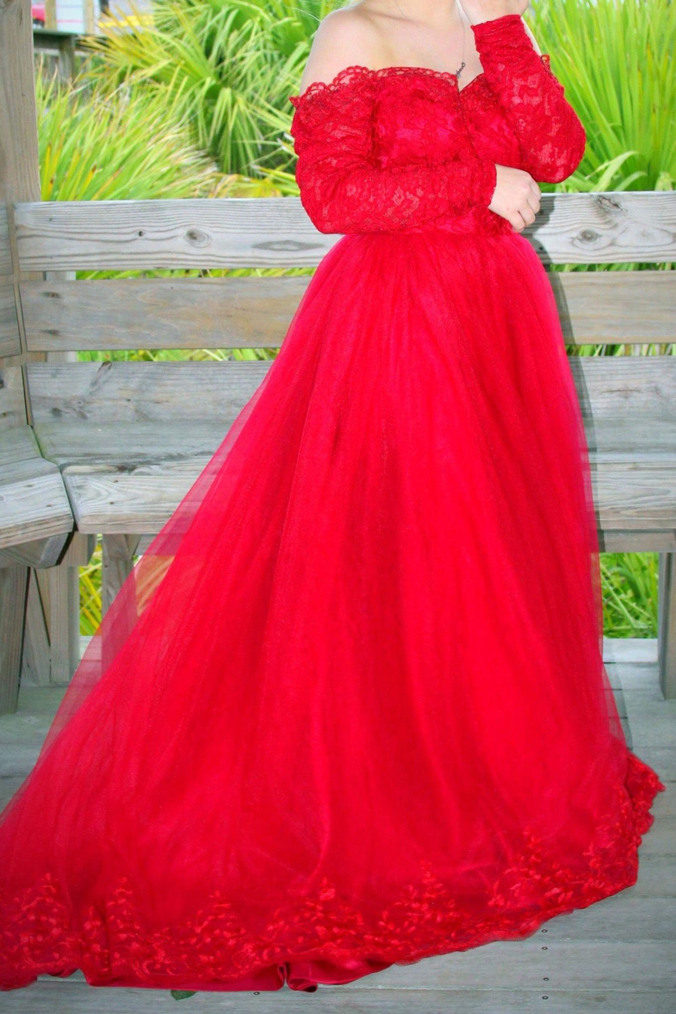 Red Prom Dress Size 8