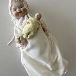 VINTAGE - COLLECTIBLE - Mini Porcelain Baby Dolls (Set of 2)
