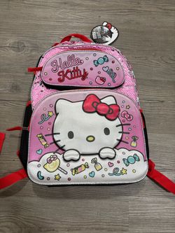 New 16in Hello kitty kids backpack official Sanrio