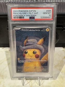 PSA 10 PIKACHU WITH GREY FELT HAT #085