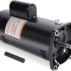 USQ1202 Pool Pump Motor Fit for A.O. Smith for Century Pool and Spa Pump Motor 2HP, 3450 RPM, 48Y Frame, 230V, 60HZ, Square Flange