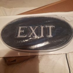 BRAND NEW METAL EXIT SIGN