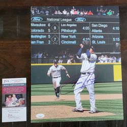 FELIX HERNANDEZ Signed Photo Seattle Mariners 11x14 Perfect Game Photo JSA Certified