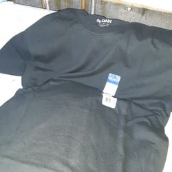 6 Mens New Medium Black T Shirts
