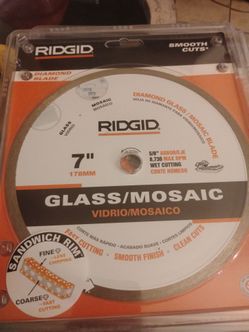Rigid 7 inch Glass Mosaic blade