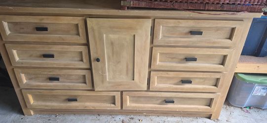 Dresser and mirror