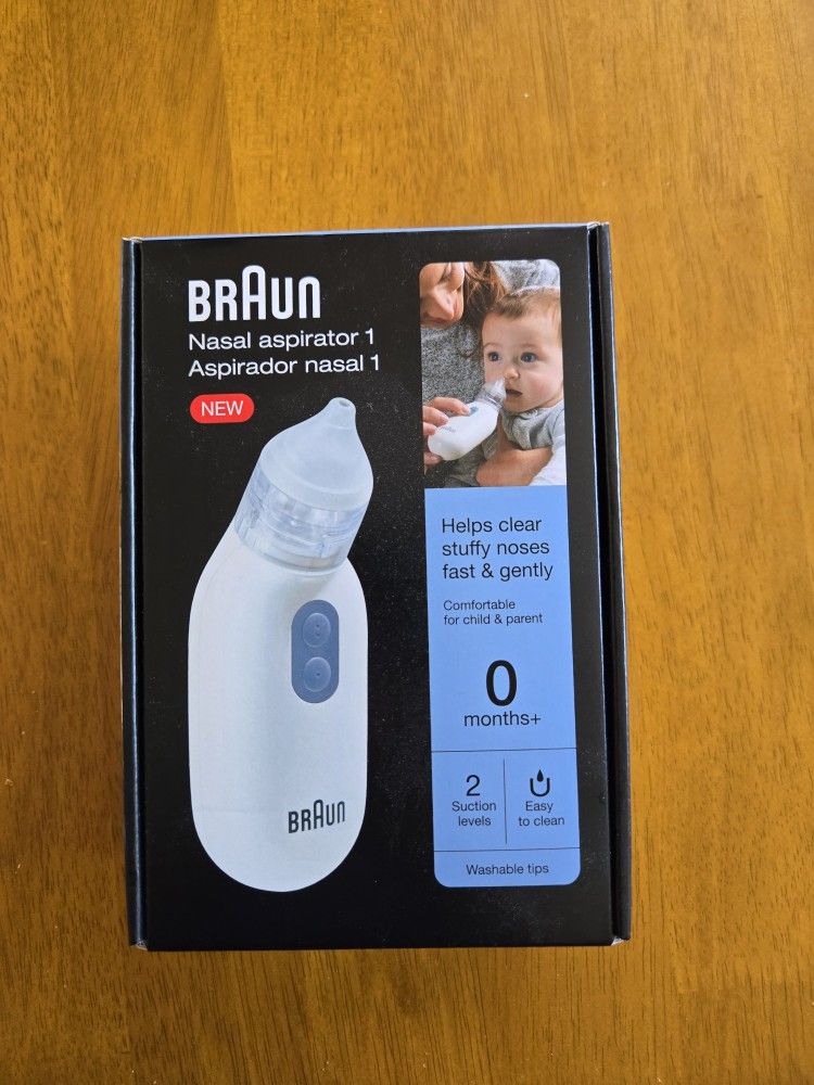 Braun Electric Nasal Aspirator – Brand New, Sealed (Baby Nose Cleaner)