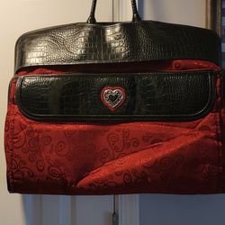  Embosed Leather Jacquard Brighton Garment Bag 