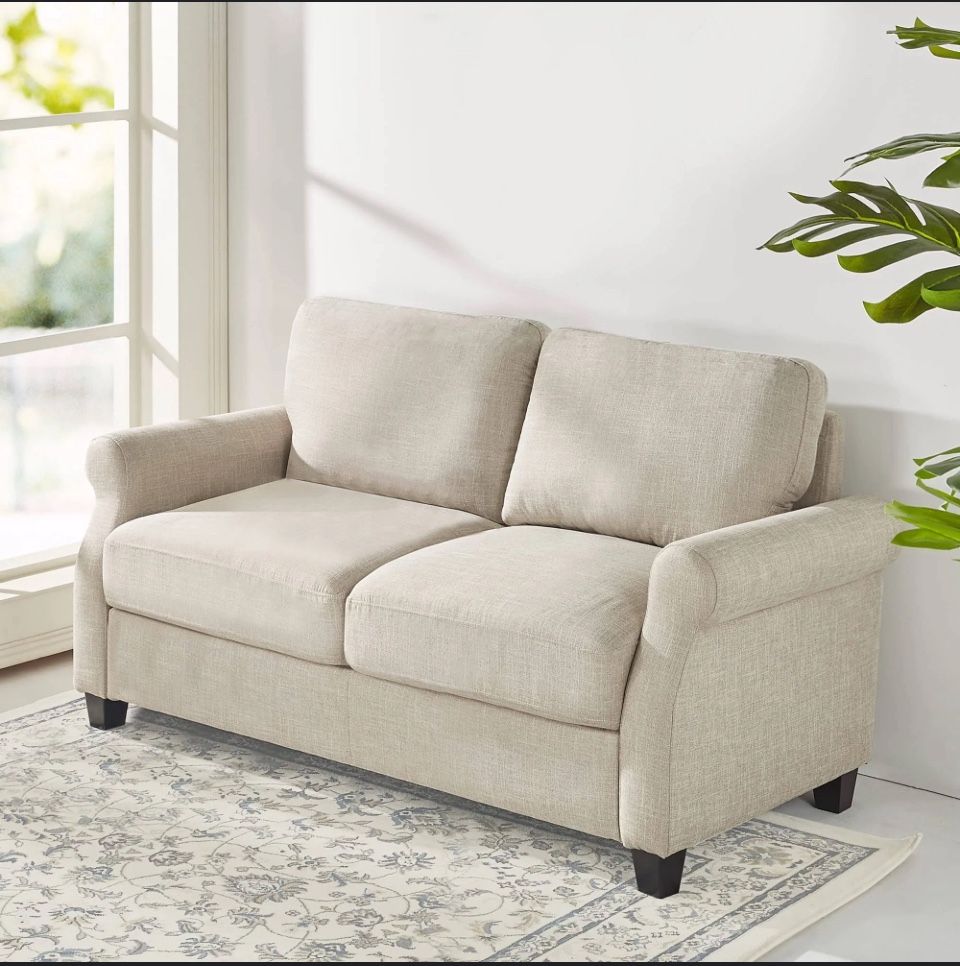 Zinus Josh Loveseat - Beige - New Open Box