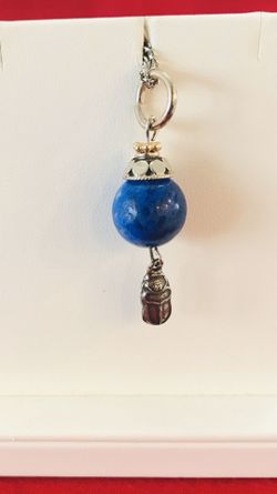 Lapis Lazuli and Scarab Pendant