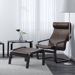 IKEA POÄNG Armchair, Dark brown
