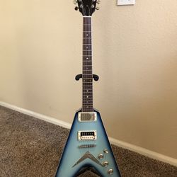 Dean V79 Blue Burst 