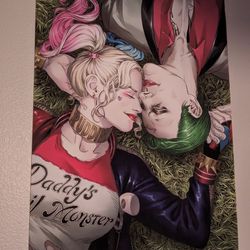 Harley Quinn And Joker Poster