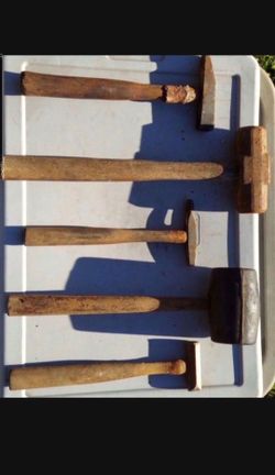 Hammer Hammers Various Types Copper Head Round Precision 1st Hammer SOLD  $10 Each