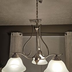Brush Nickel Dinning Room Chandelier