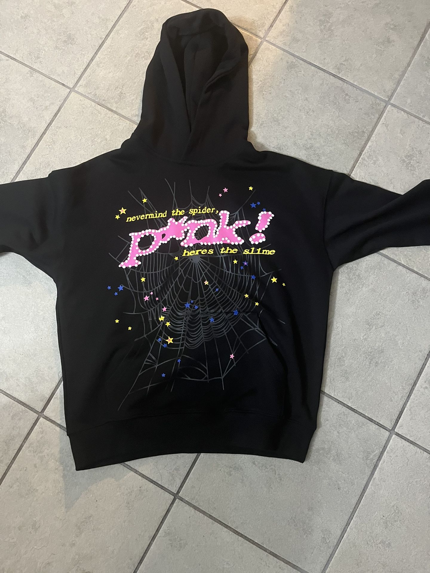 Spider Hoodie black size S