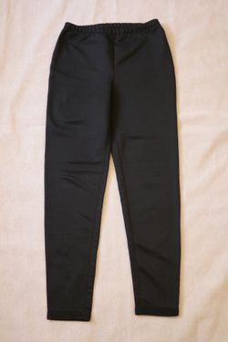 REI Kids XL (18) Black Fleece-Lined Stretch Leggings Athletic Pants Outdoor Wear