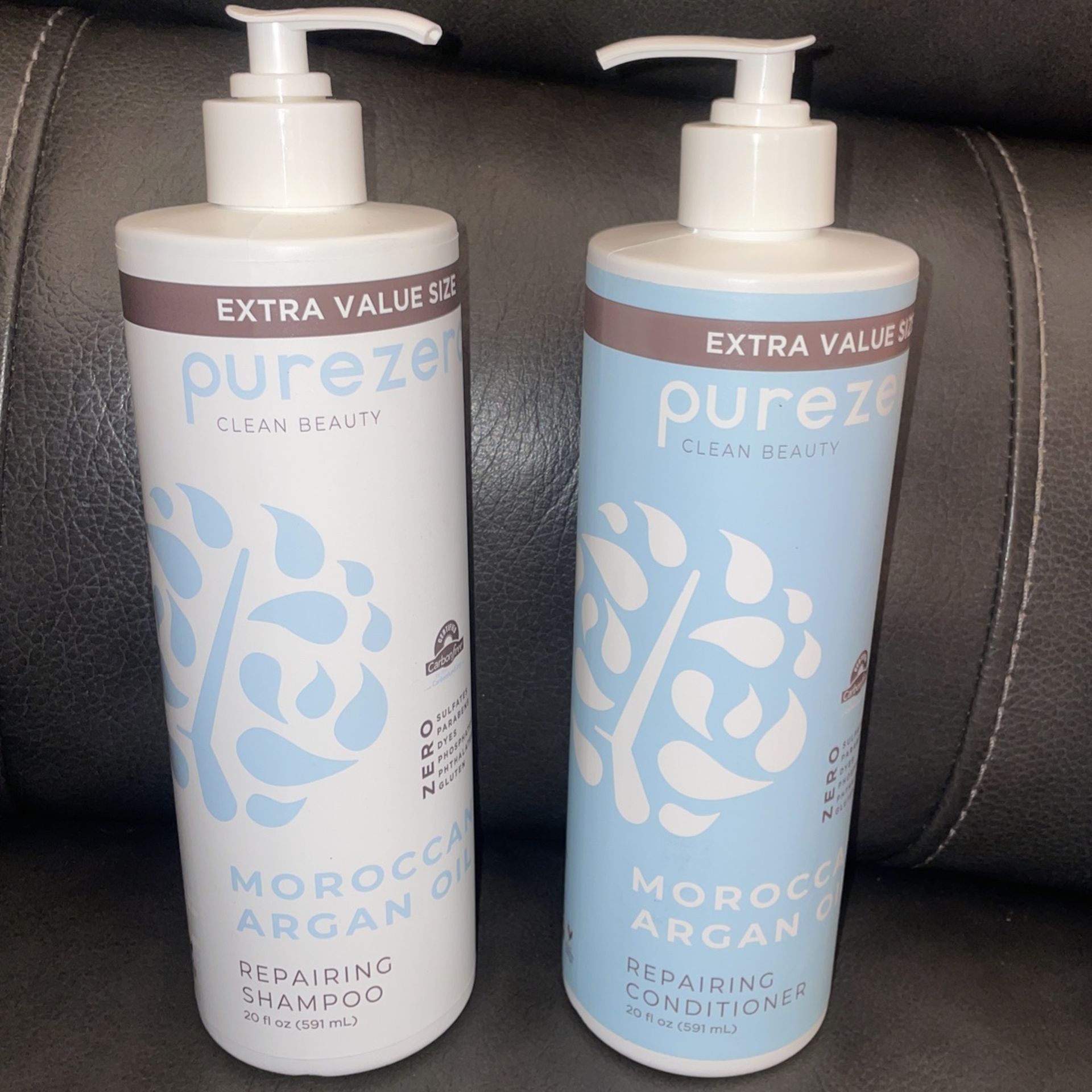 Purezero Moroccan Oil Shampoo and Conditioner