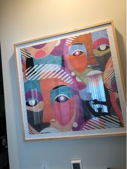 Many Faces View Vibrant Wall Art