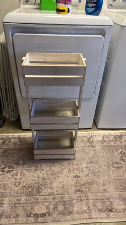 White 3 tier shelf