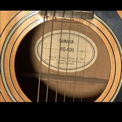 Yamaha acoustic Guitar FG - 401