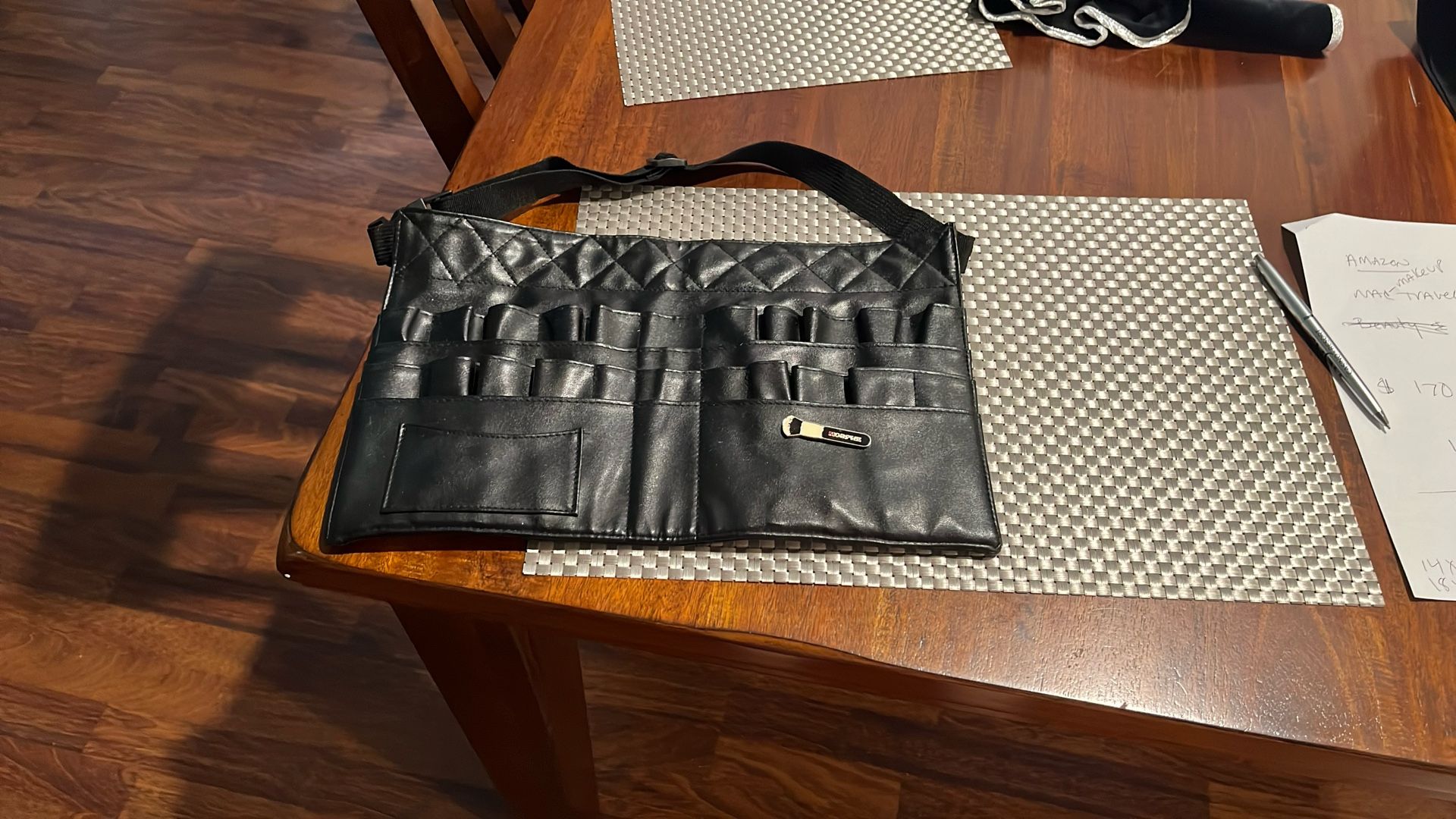Makeup Brush Holder With Strap