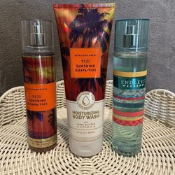 Set of Bath & Bodyworks Bath Items