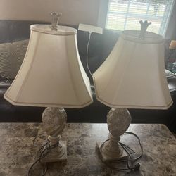 Set De Lamparás Excelente Condiciones 