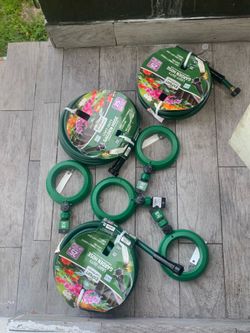 Garden holes & sprinkler