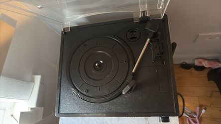 Black Vinyl Record Player Turntable