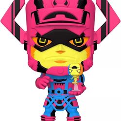 New. Fantastic four Marvel Galactus with Silver Surfer Black Light 10" Vinyl Figure