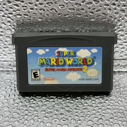 Super Mario Advance 2 Super Mario World Nintendo Gameboy Advance GBA, TESTED & WORKING!