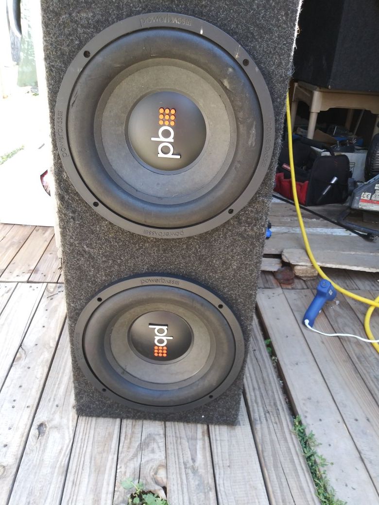 12" Powerbass subwoofers